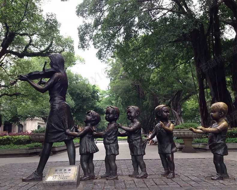 銅人物雕塑，銅小孩雕塑